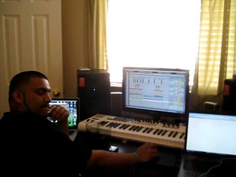 DJ Mofasa In The Studio Working on "Marz"