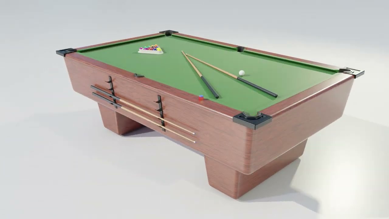 Billiards table 3D Model