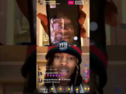 KSOO Tells King Von He Has More Bodies Then Him Not Knowing Yungeen Ace Is On Ig Live🤣 #kingvon