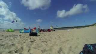 preview picture of video 'Yyteri kitesurf timelapse, July 2014'