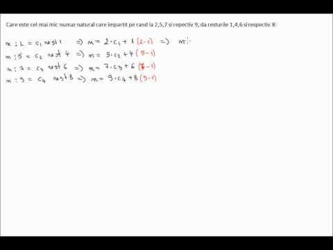Probleme de matematica din divizibilitate (6a47)
