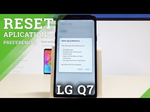 How to Reset App Preferences on LG Q7 - Restore App Settings