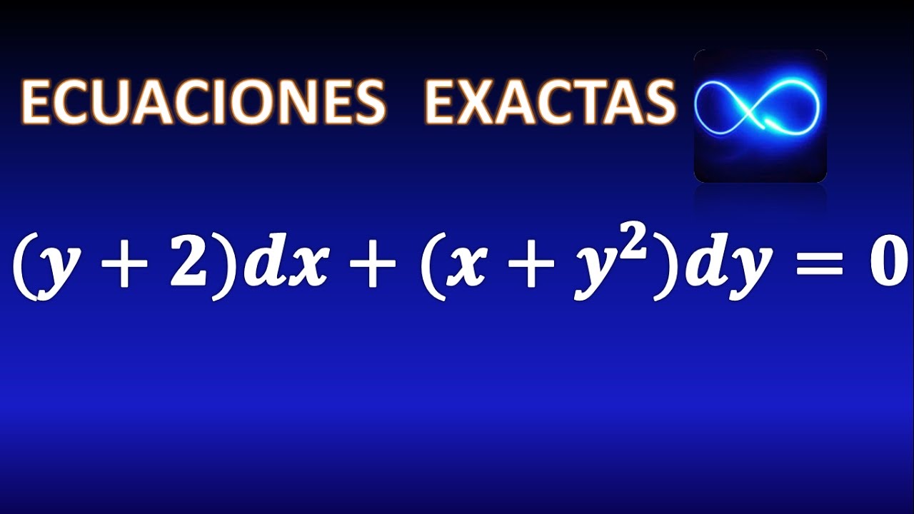 41. Ecuación diferencial exacta resuelta en 3 pasos (Ejercicio resuelto)