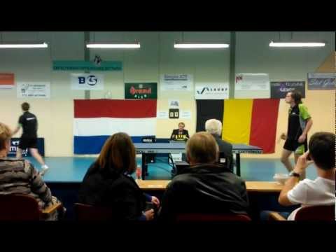 TT Intercup 2012 TTV BKS Sittard - Palette Retinne (laatste wedstrijd - game 1)