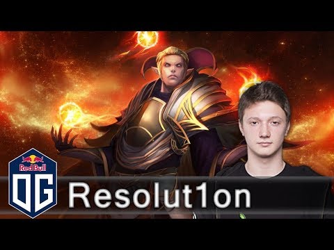 [old] OG.Resolut1on Invoker Gameplay - Ranked Match - OG Dota 2.