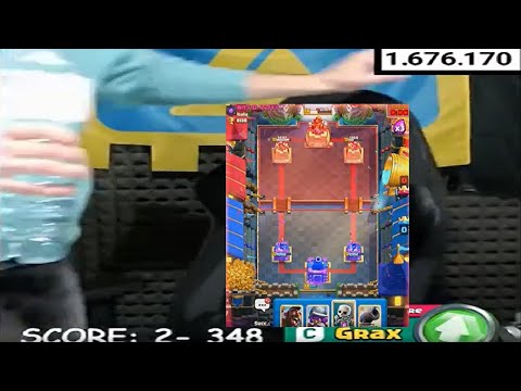 Grax vince una partita contro l'hard counter e impazzisce.