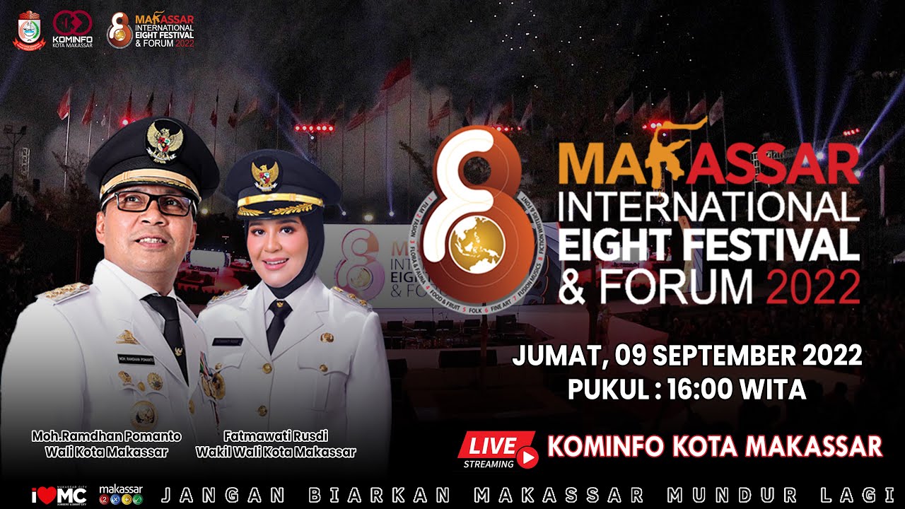 🔴 LIVE STREAMING Makassar International Eight Festival & Forum F8 2022 | HARI KE-3 #f8makassar