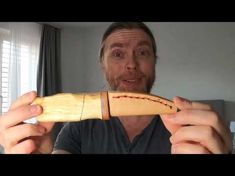 Brisa Beaver Craft Sloyd Knife GAW Handmade By Anthony
