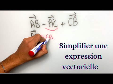 Simplifier une expression vectorielle - Seconde