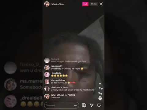 TAFARI - INSTAGRAM LIVE (TALKS ABOUT K LION & REBEL SIXX..