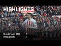 Back To Winning Ways | Sunderland AFC 2-1 West Brom | EFL Championship Highlights