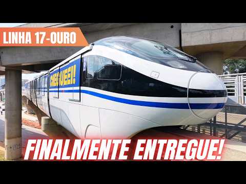 Vídeo pegando fogo! Linha 17 - Ouro finalmente entregue! - São Paulo