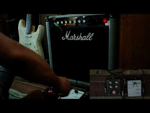 Marshall Silver Jubilee with Pearl Overdrive - MixER - Splitter - Blender pedal STOMPBOX