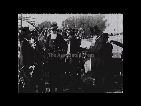 LEOPOLD II KING OF THE BELGIANS AT CYCLISTS MEETING - NO SOUND