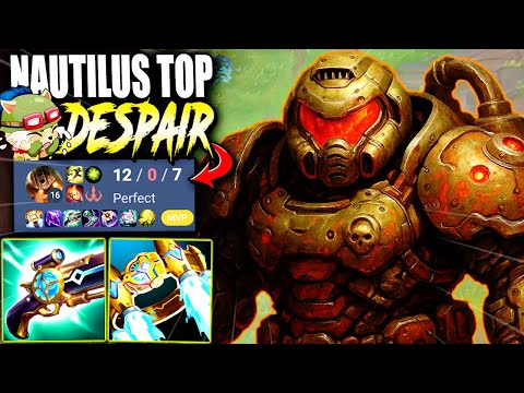 This New Full AP Nautilus Top Lane Build made TEEMO ON DESPAR while 1v9 CARRY ALL 💀💀 | s15 Gameplay