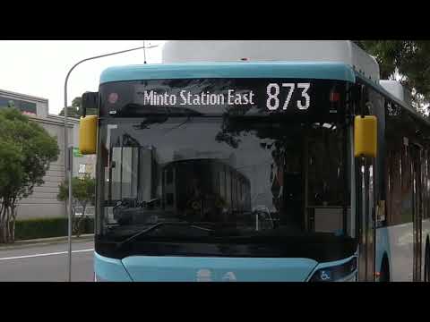 Interline Electric Bus Departure in 1 min Destination Board