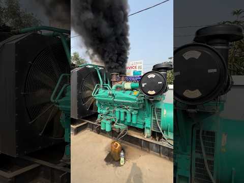 Cold Start Cummins Big Beast KTA38 #cummins #generator