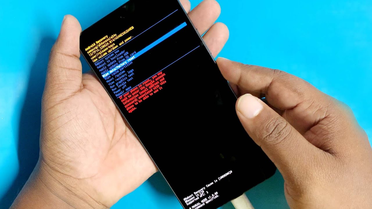 How To Hard Reset Samsung Galaxy A34 5G/A54 5G Pattern Pin Password Fingerprint Unlock A34 5G/A54 5G