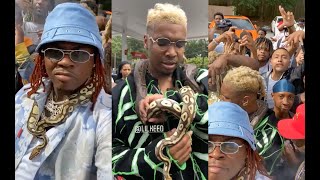 Gunna Lil Keed Bring Real Snakes On Cleveland Ave Zone 6
