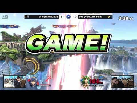 The Smash Lab 161 Losers Quarter Finals - Ronald (Lucina) vs Kami (Pichu, Palutena)