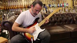 Jason Sinay playing an original 1958 Fender Stratocaster here at Norman's Rare Guitars