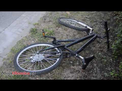 22.09.2016 Oleśnica - wypadek z rowerzystą