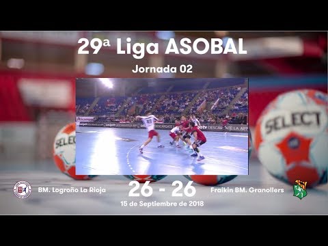 LIGA ASOBAL J02: BM. Logroño La Rioja - Fraikin BM. Granollers 26-26