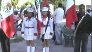 preview picture of video 'desfile 20 de noviembre 09/ abanderados en la placita/urireo gto. mx.'