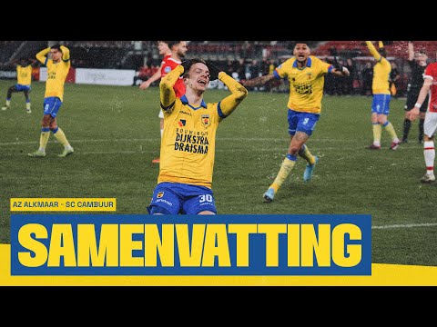 Nét geen gelijkspel... 😓 | Samenvatting AZ - SC Cambuur (2-1) 📺