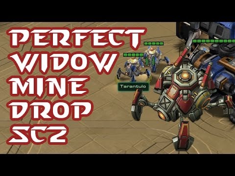 Starcraft 2 How To - Perfect Widow Mine Drop versus Protoss.