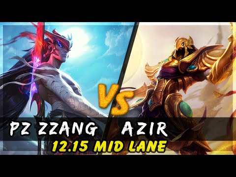 Pz Zzang - Yone vs Azir MID Patch 12.15 - Yone Gameplay