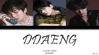 Download lagu RM, SUGA, JHOPE - BTS ‘DDAENG’  Lirik {Color Coded-Rom-Ind} Sub indo mp3