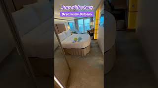 Ocean View Balcony Room Tour #12582 | Star of the Seas