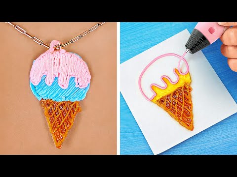 💖 3Dペン工作 🎨 ホーム、修理、アクセサリーのためのDIYアイデア 💫