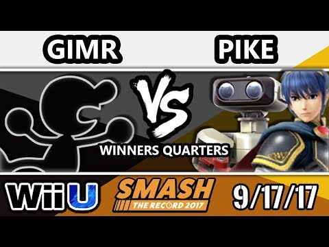 STR 2017 Smash 4 - oS | Pike (Marth, ROB) Vs. VGBC | GimR (G&W) - Smash WiiU WQ