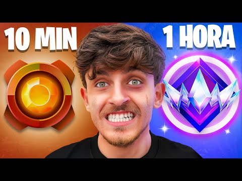 CHEGUEI NO RANK SUREAL EM UMA HORA NO FORTNITE