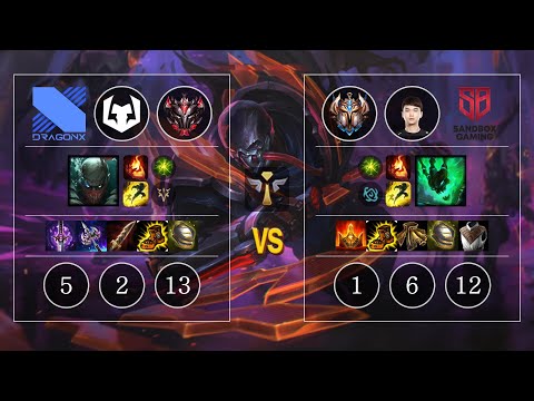 DRX Pleata Pyke vs SB GorillA Thresh Sup - KR Patch 10.12