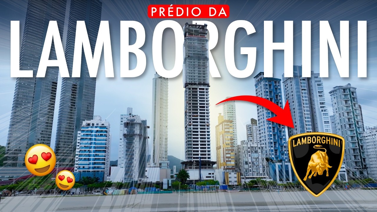 Progress of Works on Tonino Lamborghini, Lomborghini Building in Balneário Camboriú