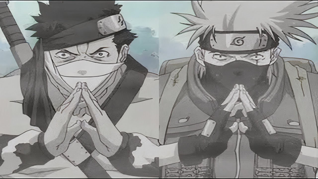 Time 7 vs Zabuza - Kakashi mostra seu sharingan pela primeira vez | Naruto Clássico - PT-BR