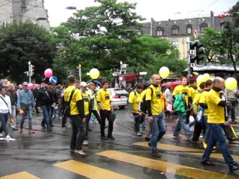 Amnesty International an der Zurich Pride 2011 - 18. Juli