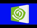 Nvidia Blue Screen Logo Loop Chroma Animation