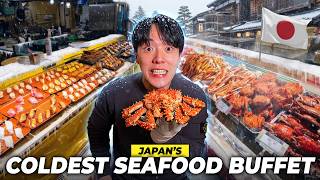 I Tried Seafood Buffet in Japan's COLDEST Region, and I LOVED IT!