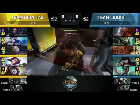 DIG vs TL Highlights Game 1 NA LCS Summer 2017 Dignitas vs Team Liquid W2D3