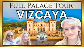 VIZCAYA🌟 Tour Opulent DECORATIONS & GARDENS in this MIAMI Gilded-Age Chateau🏰❤️