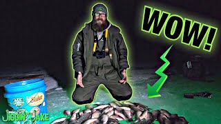 Ice Fishing for CRAPPIE | WE FILLED A 5 GALLON BUCKET FULL OF FISH