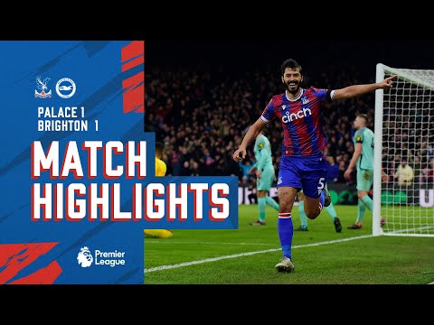 Match Highlights | Crystal Palace 1-1 Brighton