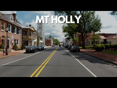 Driving Around Mt Holly, New Jersey | 4K Drive