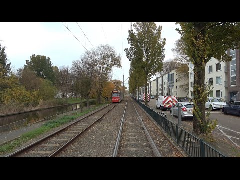 HTM tramlijn 16 Wateringen Dorpskade - Den Haag Statenkwartier - Station Moerwijk | GTL8 3107 | 2021