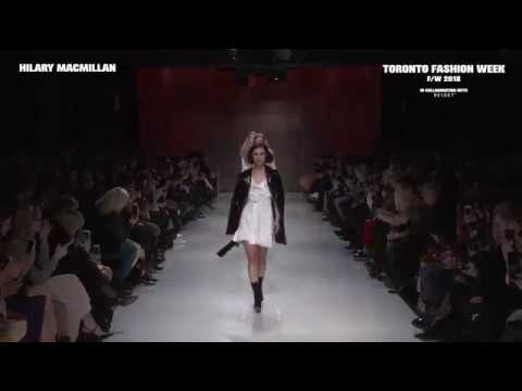 Toronto Fashion Week  F/W 18  in Collaboration with RE/SET -  Hilary Macmillian Runway