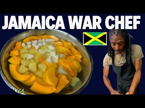 Jamaica War Chef Preparing For Chicken Soup!!